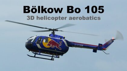 Bölkow Bo 105 | 3D helicopter aerobatics | Pardubice Airshow