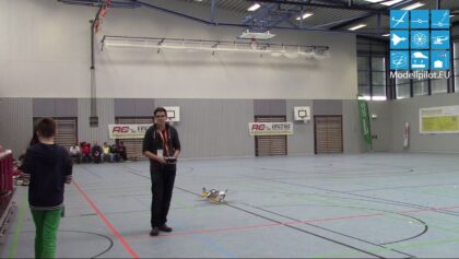 CHRISTOF TITTEL (GERMANY) SINGLE FLIGHT DEUTSCHE MEISTERSCHAFT INDOOR KUNSTFLUG F3P