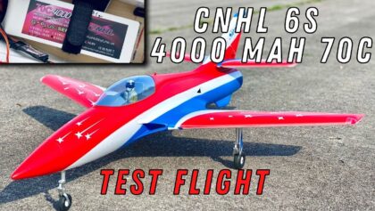 CNHL 6S 4000mAh 70C TEST with XFly-Model Sirius (? smoothest