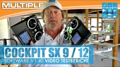 COCKPIT SX 9/12 UPDATE V1.40 TESTBERICHT NEW SOFTWARE MULTIPLEX Lehrer-Schüler-System