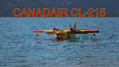 Canadair CL-215 R/C sea flight at Walensee Switzerland