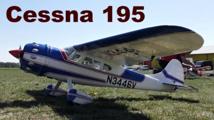 Cessna 195 / Phoenix Model Vista 185, scale RC aircraft,