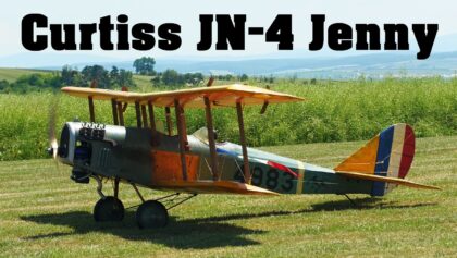 Curtiss JN-4 Jenny | scale RC biplane | 4K |