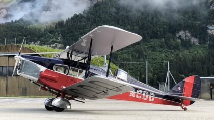 DE HAVILLAND 83 FOX MOTH SPEED MODEL AT FAI F4