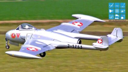 DE HAVILLAND DH 112 VENOM RC FLIGHT GUIDO KILLING BVM