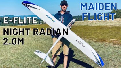 E-flite Night Radian 2.0m PNP *NEW* – MAIDEN & DUSK