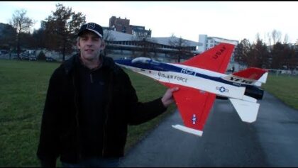 EDF USAF YF-16 RC JET i am RCHELIJET at the
