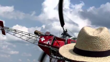 Einer Meiner Schau Flüge beim 10. RC Helidays. XXL Lama
