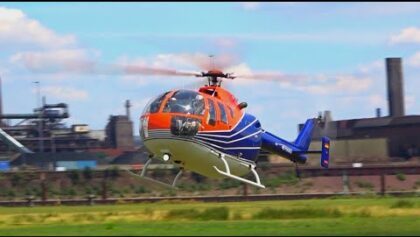 Electrical RC BO-105 superscale 800 from Roban/Scaleflying | aerobatic flight