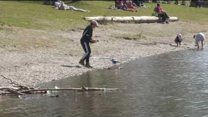 Emanuel beim Wasserflug in Brederis – HobbyKing Tundra V2 on