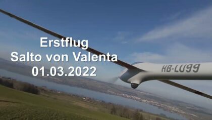 Erfolgreicher Erstflug Salto von Valenta