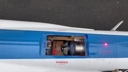 Erster Probelauf im Starfighter, JetCat P250 Pro S .