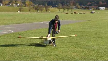 Erstflug Marcel mit dem Big Lift