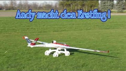 Erstflug SALTO H101 Valenta – First flight SALTO H101 Valenta