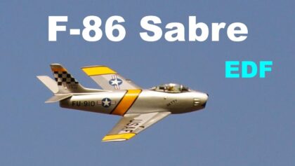 F-86 Sabre | scale EDF RC aircraft | 4K |