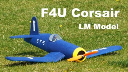 F4U Corsair LM Model | EPP RC airplane | 4K