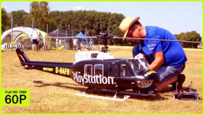 FANTASTIC XL RC BELL 205 A1 WITH BEAUTIFUL PLAYSTATION AND