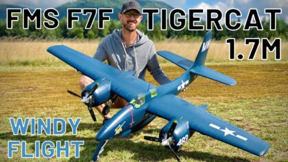 FMS F7F Tigercat 1700mm – DISPLAY WINDY FLIGHT (ENG/FRA) 4K