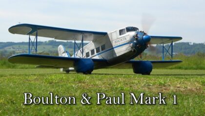 Fantastic Boulton & Paul Aircraft “on-board camera”