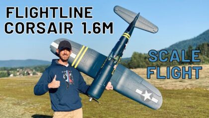 Flightline F4U-1D Corsair 1600mm – SCALE FLIGHT (ENG/FRA) 4K
