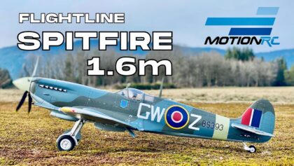 Flightline Spitfire 1600mm | AEROBATICS & TOUCH’N’GO FLIGHT (English/Français) 4K