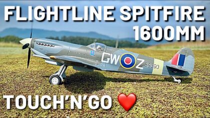 Flightline Spitfire Mk.IXc 1600mm – PERFECT TOUCH’N’GOES with HRB 6S