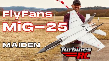 FlyFans MiG-25 Russian Twin 64mm EDF Jet | MAIDEN FLIGHTS