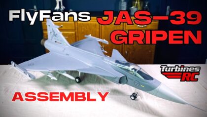 FlyFans Saab JAS-39 Gripen 70mm EDF JET PNP | ASSEMBLY
