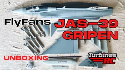 FlyFans Saab JAS-39 Gripen 70mm EDF JET PNP | UNBOXING