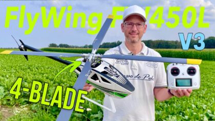 FlyWing FW450L V3 mit neuem 4-Blatt Rotorkopf | GPS RC