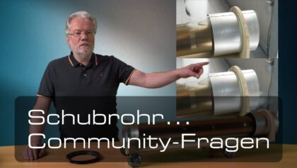 Follow Up Video zur Schubrohr Trilogie…