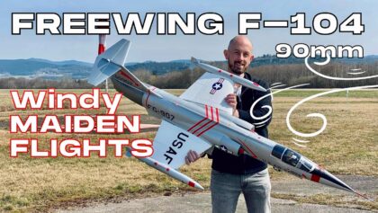 Freewing F-104 Starfighter 90mm EDF Jet HP 9B 1900kv |