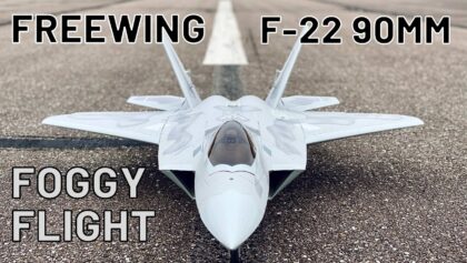 Freewing F-22 RAPTOR 90mm 6S 9B | ALMOST HIT MY