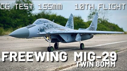 Freewing MiG-29 twin 80mm EDF Jet – 10th FLIGHT with