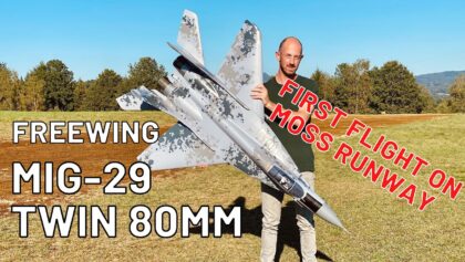 Freewing MiG-29 twin 80mm EDF Jet – 14th flight but