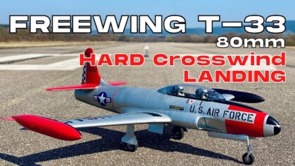 Freewing T-33 80mm EDF Jet HP 9B 1920kv | CROSSWIND