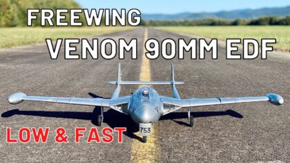 Freewing Venom V2 90mm EDF Jet (1450kv outrunner) – VERY