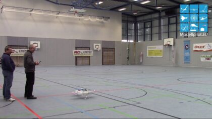 GERHARD BALZAREK (GERMANY) SINGLE FLIGHT DEUTSCHE MEISTERSCHAFT INDOOR KUNSTFLUG F3P
