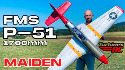 GIANT P-51 MUSTANG RC PLANE (FMS P-51 1700mm) Bugs Invasion