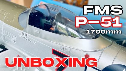 GIANT P-51 MUSTANG RC PLANE (FMS P-51 1700mm) | UNBOXING