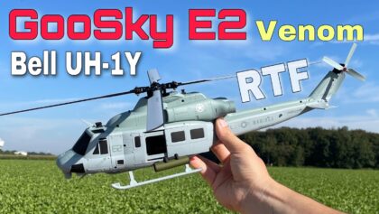 Genial !! Goosky E2 Bell UH-1Y Venom RTF | Für