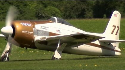 Grumman F8F-2 Bear Cat Rare Bear Reno Racer Model Aircraft