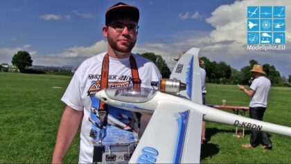 HERO ELAPOR RC JET TURBINE ACTION FLIGHT JÜRGEN SCHÖNLE MULTIPLEX