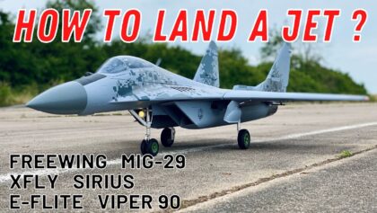 HOW TO LAND A JET? COMMENT FAIRE ATTERRIR UN JET?