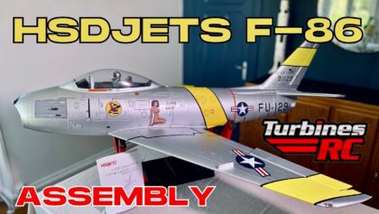 HSDJETS F-86 120mm EDF Jet PNP | ASSEMBLY (MONTAGE) |
