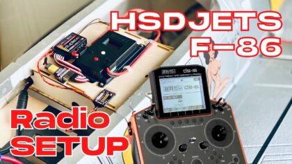 HSDJETS F-86 120mm EDF Jet PNP | JETI Radio SETUP
