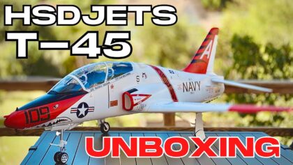 HSDJETS T-45 Goshawk Turbine Jet RC PLANE | UNBOXING (GOES