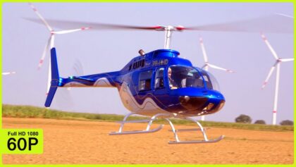 HUGE HELIFISCHERS BELL 206 JET-RANGER FLIGHT DEMO FROM DENNIS ENGEL