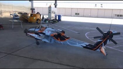 HUGE RC SCALE MODEL HELICOPTER AH-64D LONGBOW APACHE 100 YEARS