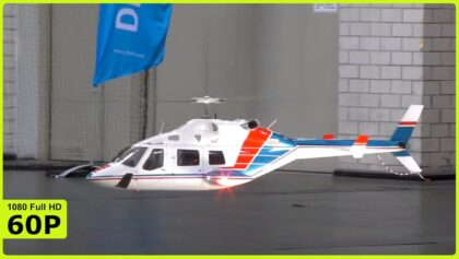 HUGE RC VARIO BELL 230 INDOOR FLIGHT – INTERMODELLBAU DORTMUND
